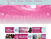 Tablet Screenshot of carlacannon.com